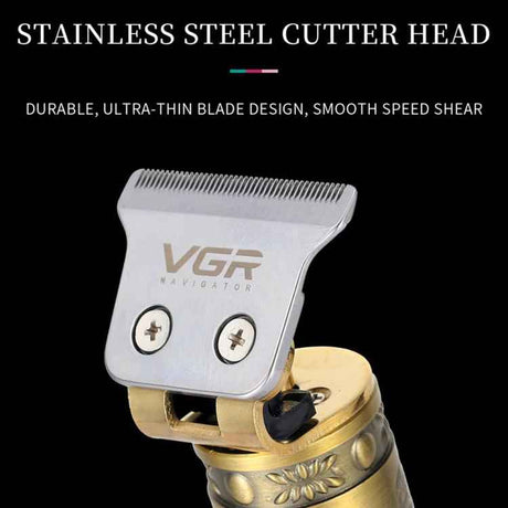 VGR V-085 Vintage Hairstyles Carving USB Electric Hair Clipper, V-085