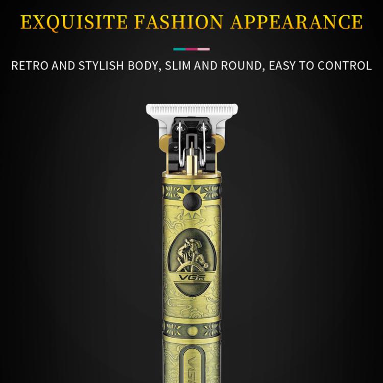 VGR V-085 Vintage Hairstyles Carving USB Electric Hair Clipper, V-085