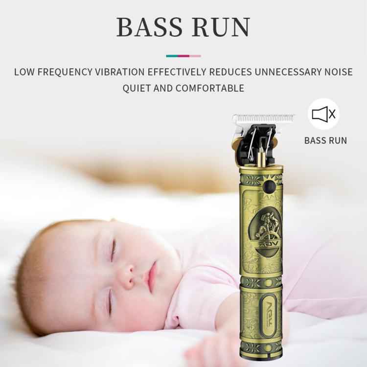 VGR V-085 Vintage Hairstyles Carving USB Electric Hair Clipper, V-085