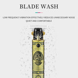 VGR V-085 Vintage Hairstyles Carving USB Electric Hair Clipper, V-085