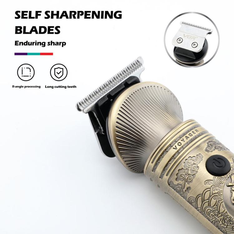 VGR V-106 6-in-1 Digital Display Electric Hair Clipper Kit, V-106