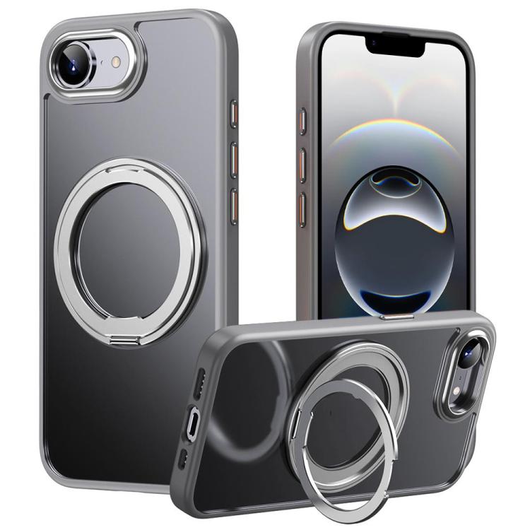 Frosted 360 Degree MagSafe Magnetic Holder Phone Case