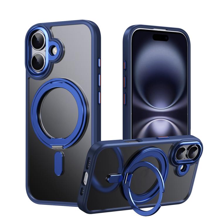 Frosted 360 Degree MagSafe Magnetic Holder Phone Case