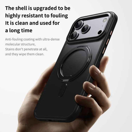 Frosted 360 Degree MagSafe Magnetic Holder Phone Case