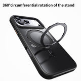 Frosted 360 Degree MagSafe Magnetic Holder Phone Case