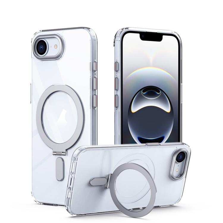 Airbag MagSafe Shockproof Frosted Phone Case with Fold Holder