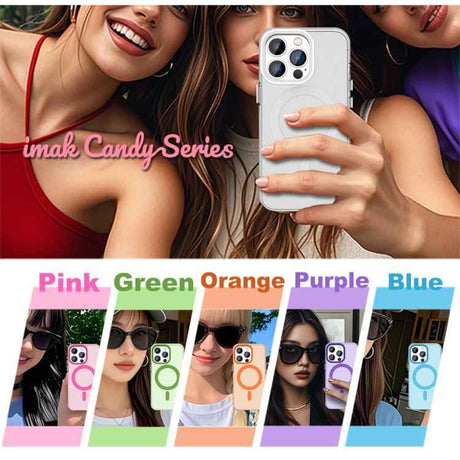 IMAK Candy Series Shockproof MagSafe Phone Case