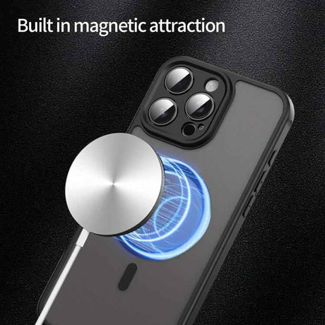 Fan Dun Series TPU Hybrid PC Frosted Magsafe Phone Case