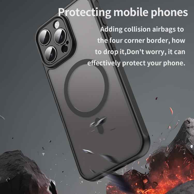 Fan Dun Series TPU Hybrid PC Frosted Magsafe Phone Case