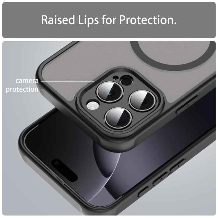 Fan Dun Series TPU Hybrid PC Frosted Magsafe Phone Case