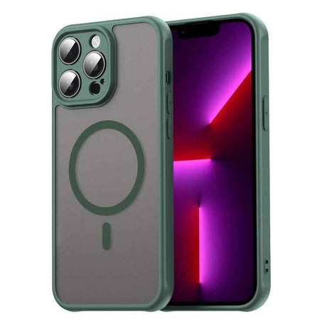 Fan Dun Series TPU Hybrid PC Frosted Magsafe Phone Case