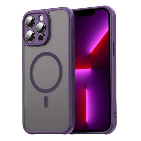 Fan Dun Series TPU Hybrid PC Frosted Magsafe Phone Case