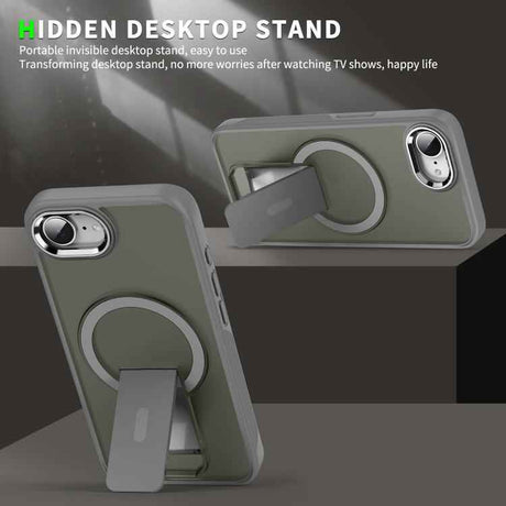 Acrylic Hybrid TPU MagSafe Holder Phone Case