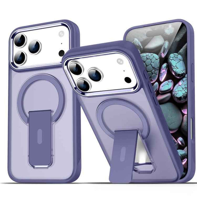 Acrylic Hybrid TPU MagSafe Holder Phone Case
