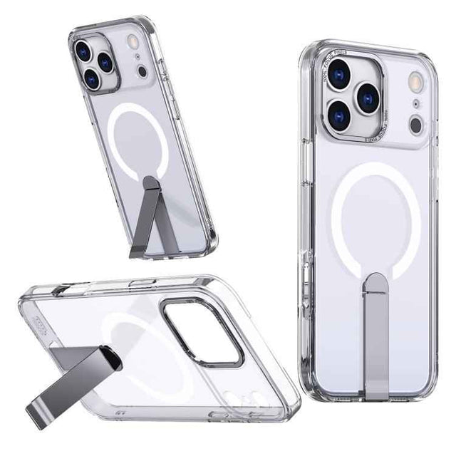 Star Shine Series TPU + PC MagSafe Phone Case with Fold Holder
