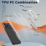 Star Shine Series TPU + PC MagSafe Phone Case with Fold Holder