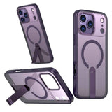 Star Shine Series TPU + PC MagSafe Phone Case with Fold Holder