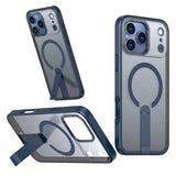 Star Shine Series TPU + PC MagSafe Phone Case with Fold Holder