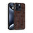 ABEEL Beast Pattern 6D Micro-Embossed MagSafe Genuine Leather Phone Case