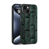 ABEEL Beast Pattern 6D Micro-Embossed MagSafe Genuine Leather Phone Case