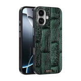 ABEEL Beast Pattern 6D Micro-Embossed MagSafe Genuine Leather Phone Case