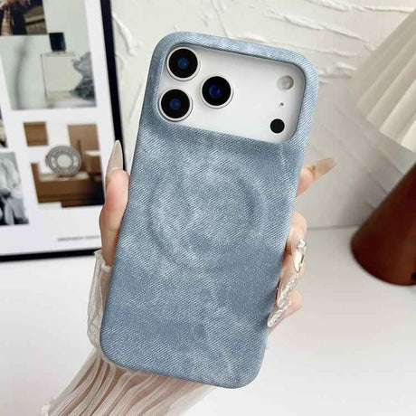Denim MagSafe Magnetic PC + PU Phone Case