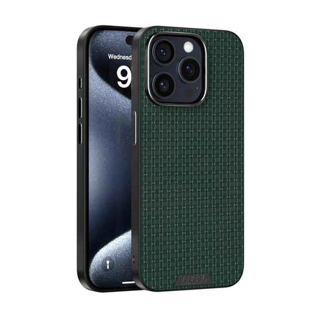 ABEEL Ruyi Pattern 6D Micro Relief MagSafe Leather Phone Case