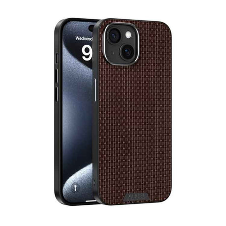 ABEEL Ruyi Pattern 6D Micro Relief MagSafe Leather Phone Case