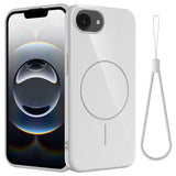 Glossy TPU Shockproof MagSafe Phone Case with Lanyard