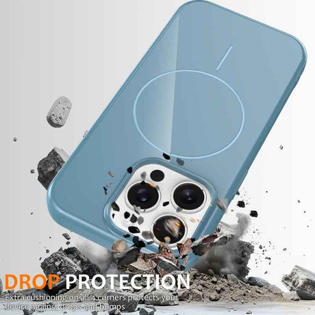 Glossy TPU Shockproof MagSafe Phone Case with Lanyard