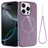 Glossy TPU Shockproof MagSafe Phone Case with Lanyard