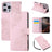 Rose Flower Embossed 3-Card Slots Leather Phone Case