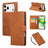 Rose Flower Embossed 3-Card Slots Leather Phone Case