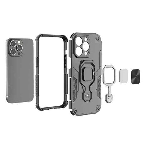 Metal Kickstand TPU Hybrid PC Phone Case