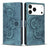 Mandala Embossed Retro Frosted Leather Phone Case