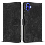 Mandala Embossed Retro Frosted Leather Phone Case