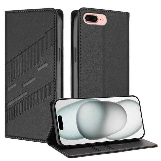 Embossed Multi-functional Wallet Retro Leather Phone Case
