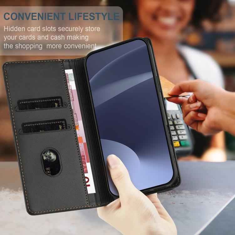 Embossed Multi-functional Wallet Retro Leather Phone Case