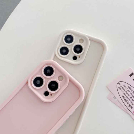 Shockproof Frame Frosted Precise Hole TPU Phone Case