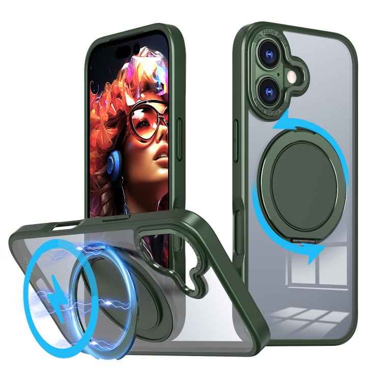 360-degree Rotating MagSafe Magnetic Holder Phone Case