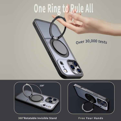 360-degree Rotating MagSafe Magnetic Holder Phone Case