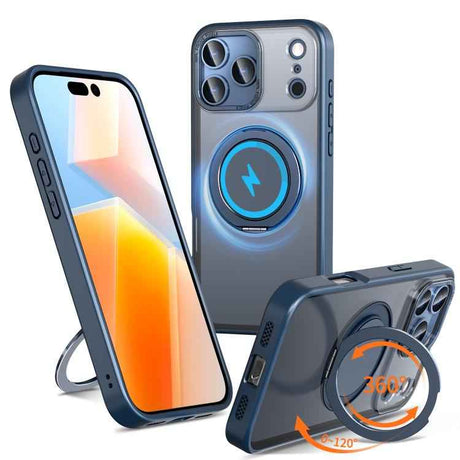 360-degree Rotating MagSafe Magnetic Holder Phone Case