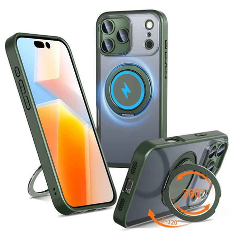 360-degree Rotating MagSafe Magnetic Holder Phone Case