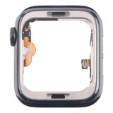 Placa de bisel de acero color grafito para Apple Watch Series 4/5 de 40 mm y 44 mm LTE con cable flexible