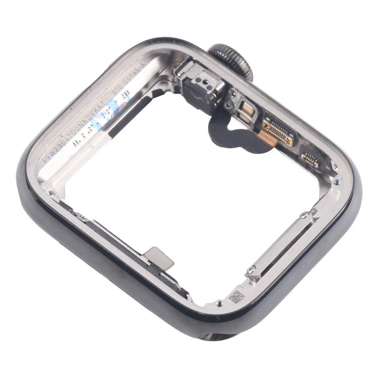 Placa de bisel de acero color grafito para Apple Watch Series 4/5 de 40 mm y 44 mm LTE con cable flexible