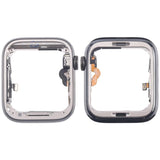 Placa de bisel de acero color grafito para Apple Watch Series 4/5 de 40 mm y 44 mm LTE con cable flexible