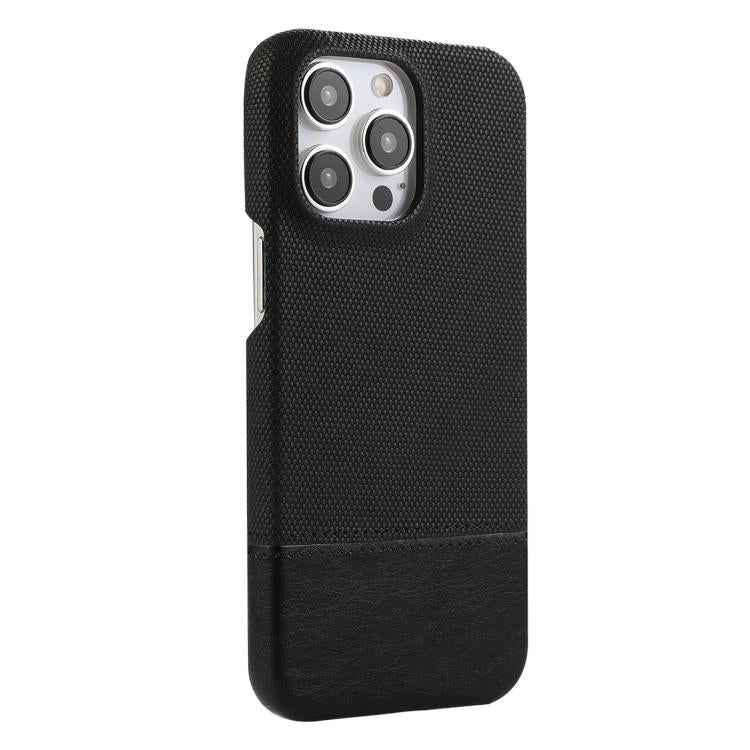 Stitching Cloth MagSafe Magnetic PC Hybrid PU Phone Case