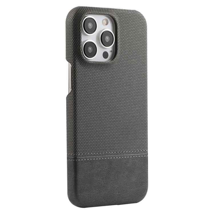 Stitching Cloth MagSafe Magnetic PC Hybrid PU Phone Case