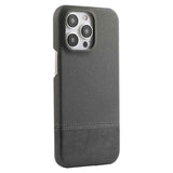 Stitching Cloth MagSafe Magnetic PC Hybrid PU Phone Case
