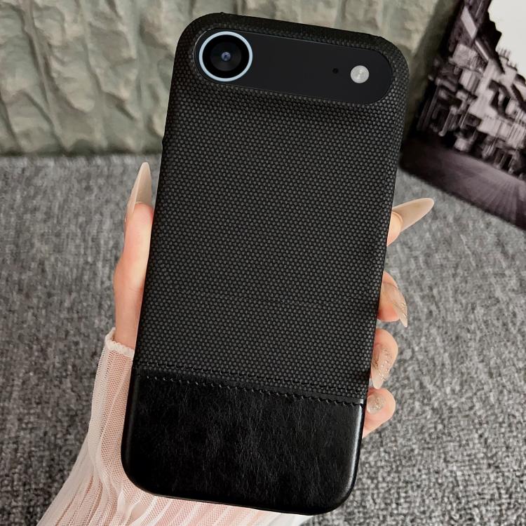 Stitching Cloth MagSafe Magnetic PC Hybrid PU Phone Case